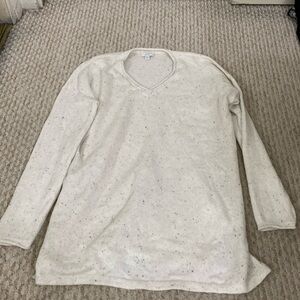Pure Jill Tunic V-neck Sweater